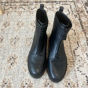 Vince Cabria Water Resistant Front Zip Boot